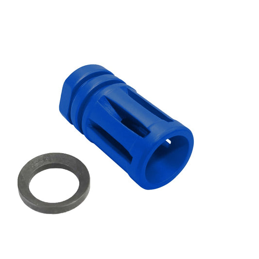 AR-15/.223/5.56 A2 Muzzle Brake for 1/2"x28 - Cerakote Blue Flame