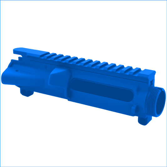 AR-15 Forged Stripped Upper Receiver - Cerakote Blue Flame