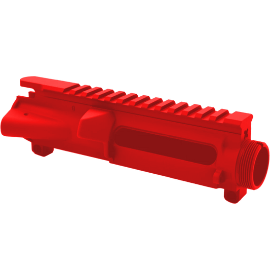 AR-15 Forged Stripped Upper Receiver - Cerakote Red