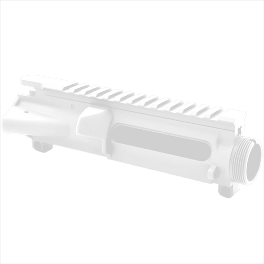 AR-15 Forged Stripped Upper Receiver - Cerakote White