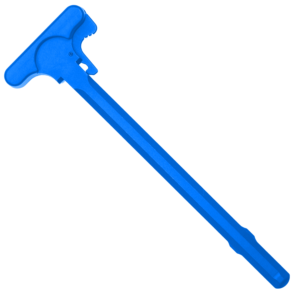 AR-15 Tactical Charging Handle - Cerakote Blue Flame