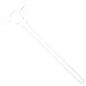AR-15 Tactical Charging Handle - Cerakote White
