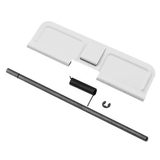 AR-15 Dust Cover Complete Assembly - Cerakote White