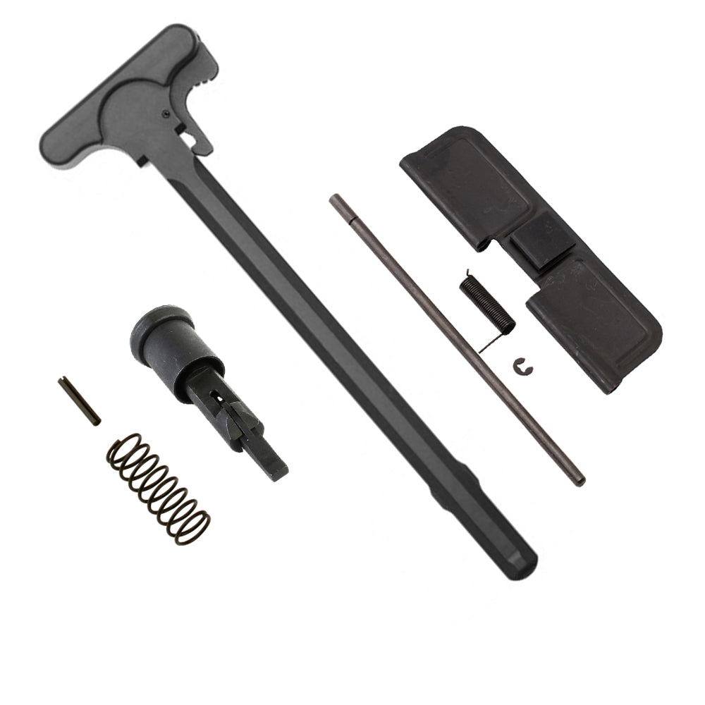 AR-15 Charging Handle, Forward Assist and Dust Door Bundle - Black