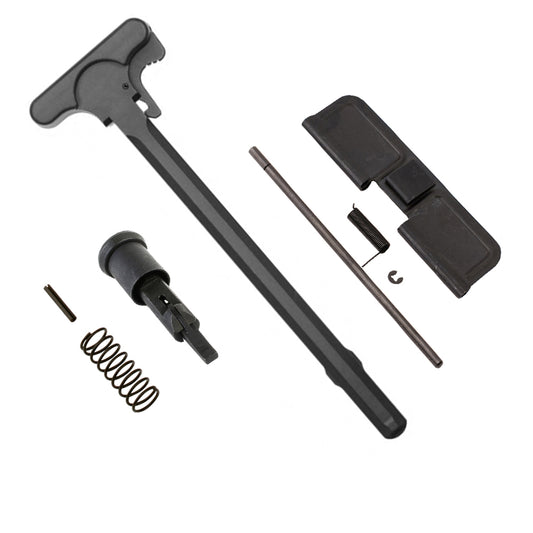 AR-15 Charging Handle, Forward Assist and Dust Door Bundle - Black